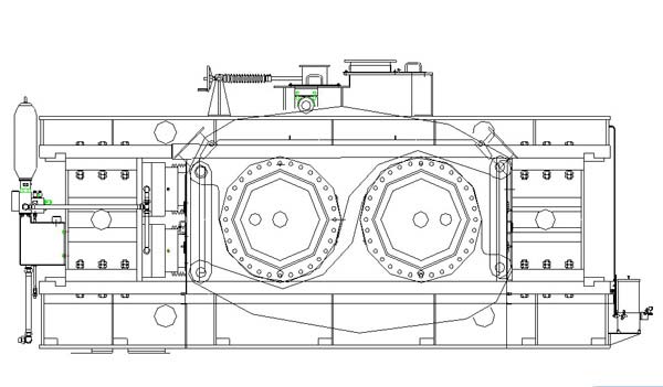 齒輥破碎機(jī)原理圖 四輥破碎機(jī)齒板