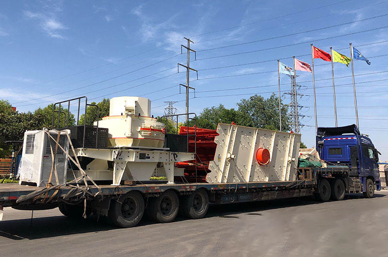 HVI制砂機(jī)現(xiàn)場(chǎng)制砂發(fā)貨圖 HVI制砂機(jī)現(xiàn)場(chǎng)制砂發(fā)貨圖