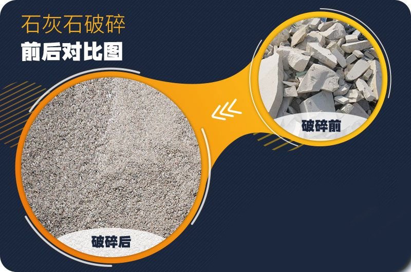 石灰石破碎對(duì)比
